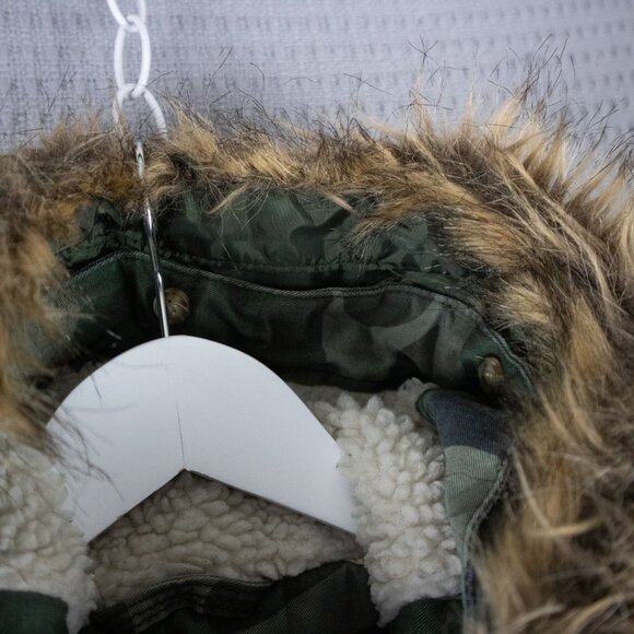 Abercrombie & Fitch Camo Fur Parka Coat - Picture 7 of 8